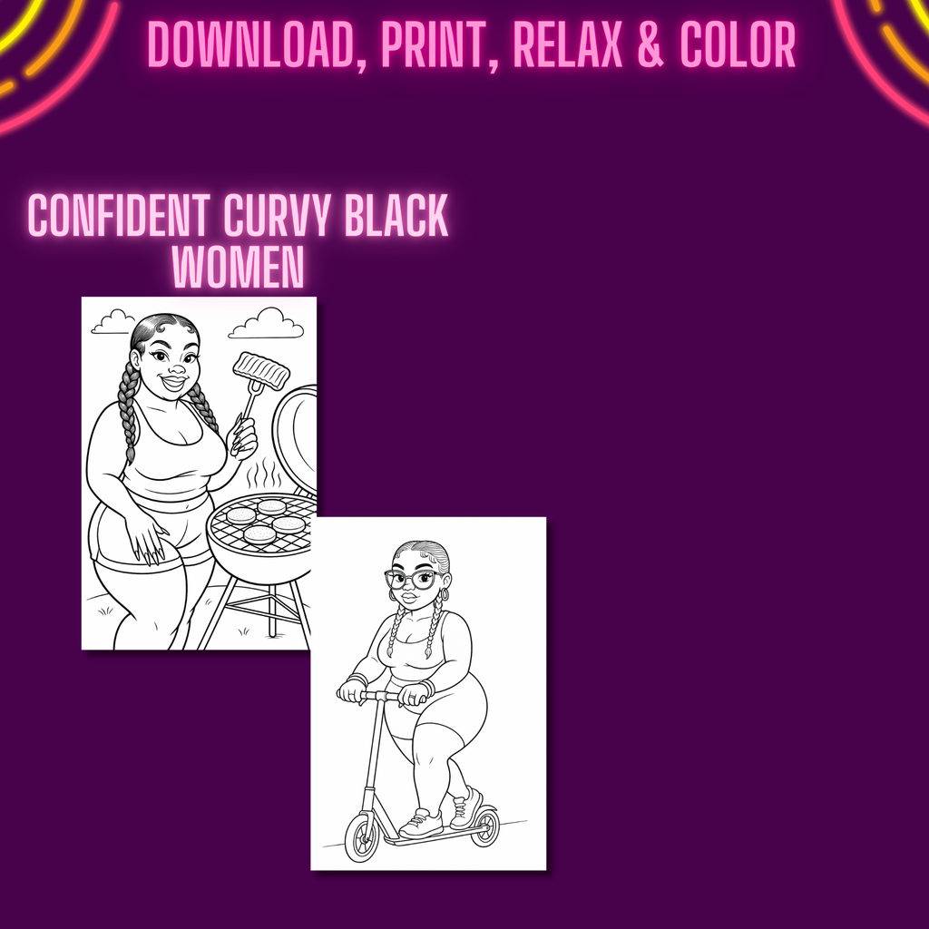 Bundle of 3 Printable Coloring Books