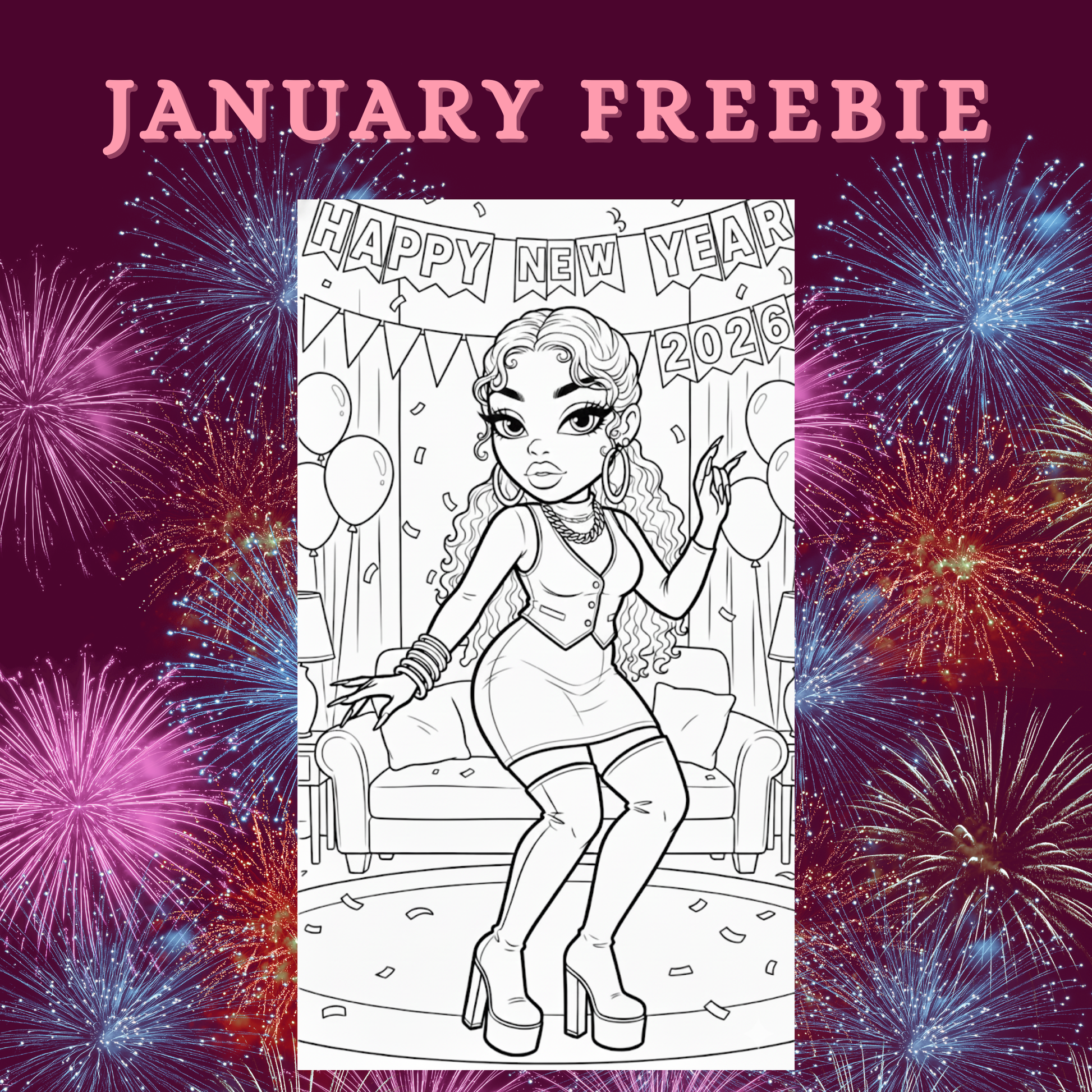 Printable January Freebie | Digital Item
