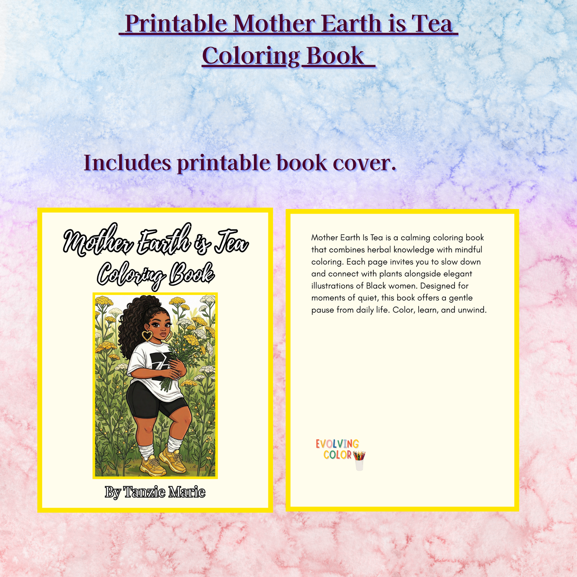 Printable Mother Earth is Tea | Digital Item