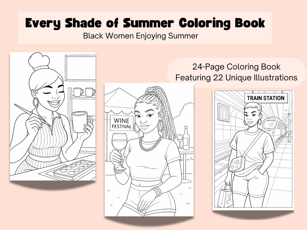 Printable Every Shade of Summer Coloring Book