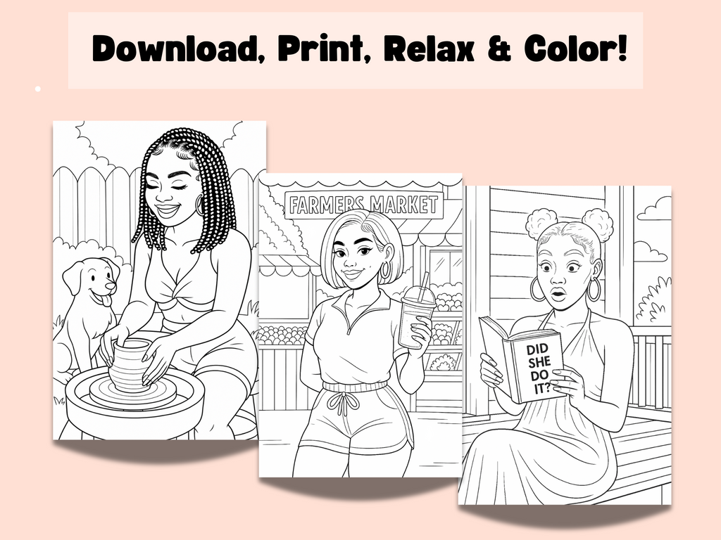 Printable Every Shade of Summer Coloring Book